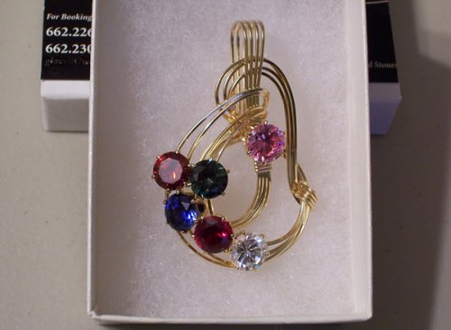 Birthstone Pendant - Mother's Day gift